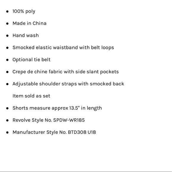 SOLD • Revolve Red Superdown Charlee Short Set - Picture 5 of 5